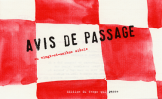 Avis de passage