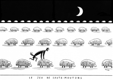 Le jeu de saute-moutons